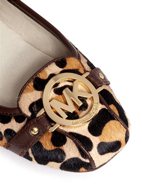 michael kors fulton moc flats leopard|Fulton Leopard Print Calf Hair Moccasin .